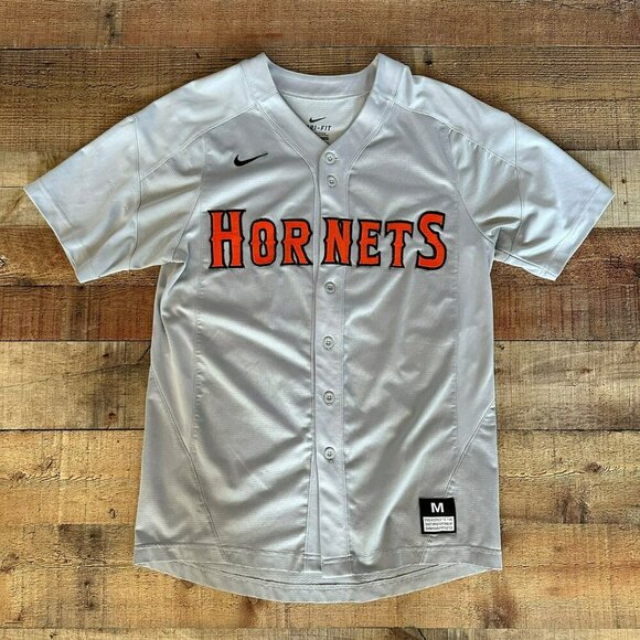 Nike Dri-fit women's size medium hornets softball jersey in gray number 4 - Picture 1 of 13